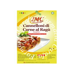 Cannelloni di carne crudi surgelati senza glutine 250 g