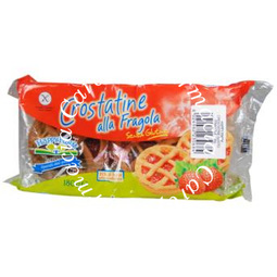 Happy farm crostata fragole senza glutine 180 g