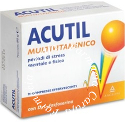 Acutil multivitaminico 20 compresse effervescente