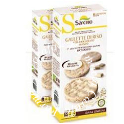 Gallette riso cioccolato bianco 100 g