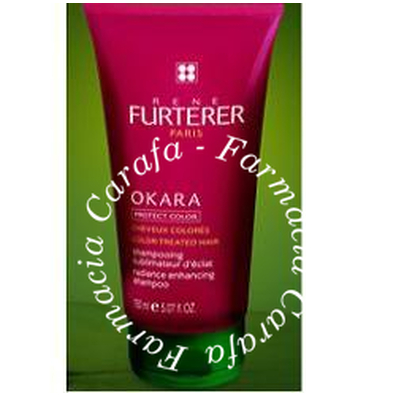 Rene' furterer okara protect color shampoo sublimatore di luminosita' 200 ml