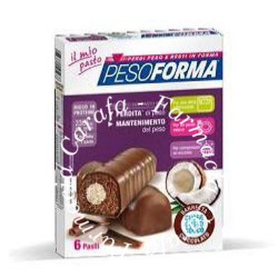 Pesoforma barretta cuore cocco 6 pasti 12 x 31 g
