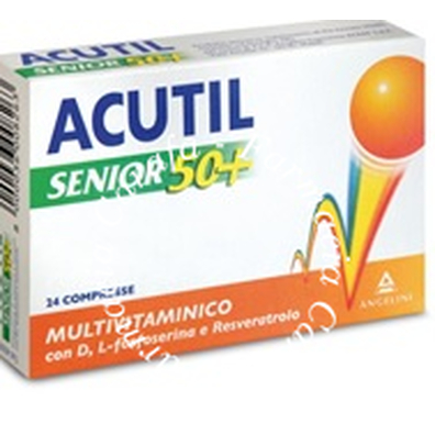 Acutil multivitaminico senior 50+24 compresse